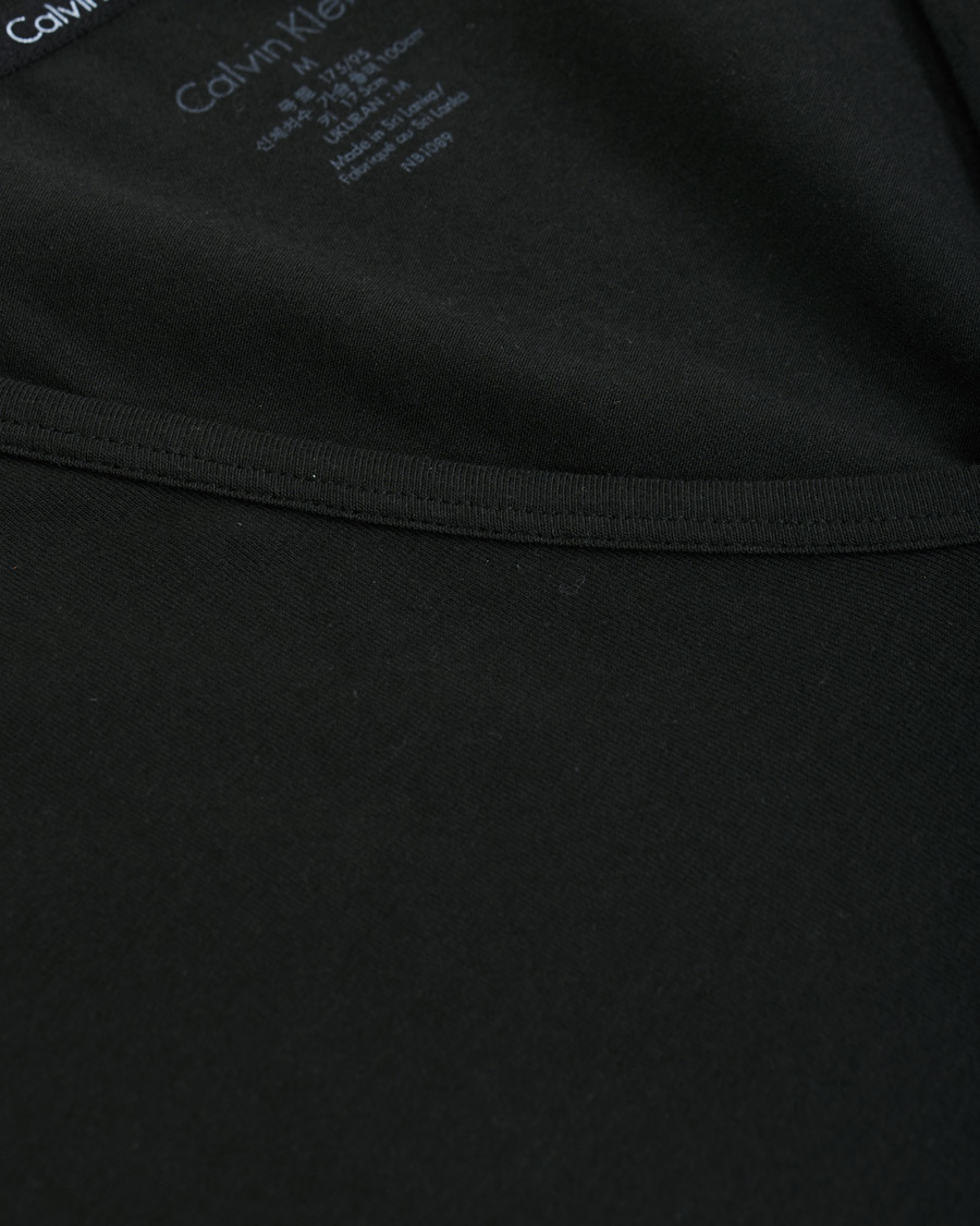 Homme | T-shirts | Calvin Klein | Cotton V-Neck Tee 2-Pack Black