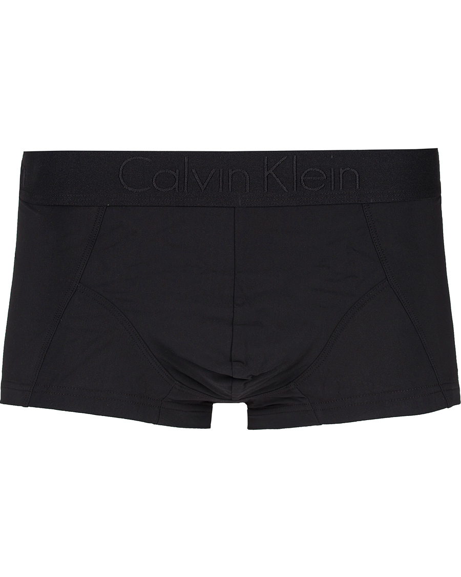 Homme | Sous-Vêtements Et Chaussettes | Calvin Klein | Black Microfiber Trunk Black