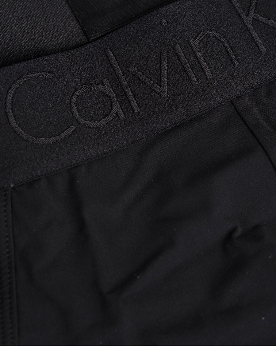 Homme | Sous-Vêtements Et Chaussettes | Calvin Klein | Black Microfiber Trunk Black