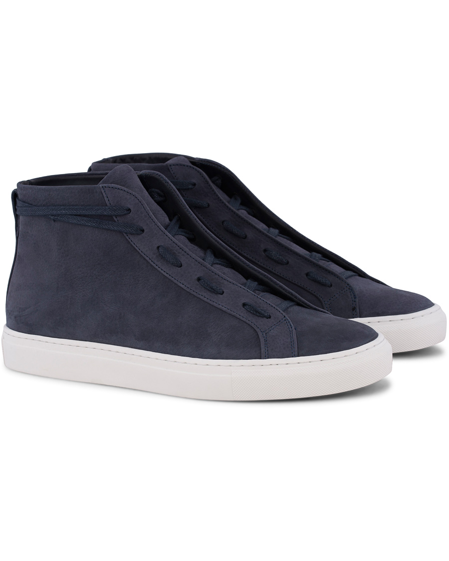Homme | Filippa K Morgan High Top Sneaker Navy | Filippa K | Morgan High Top Sneaker Navy