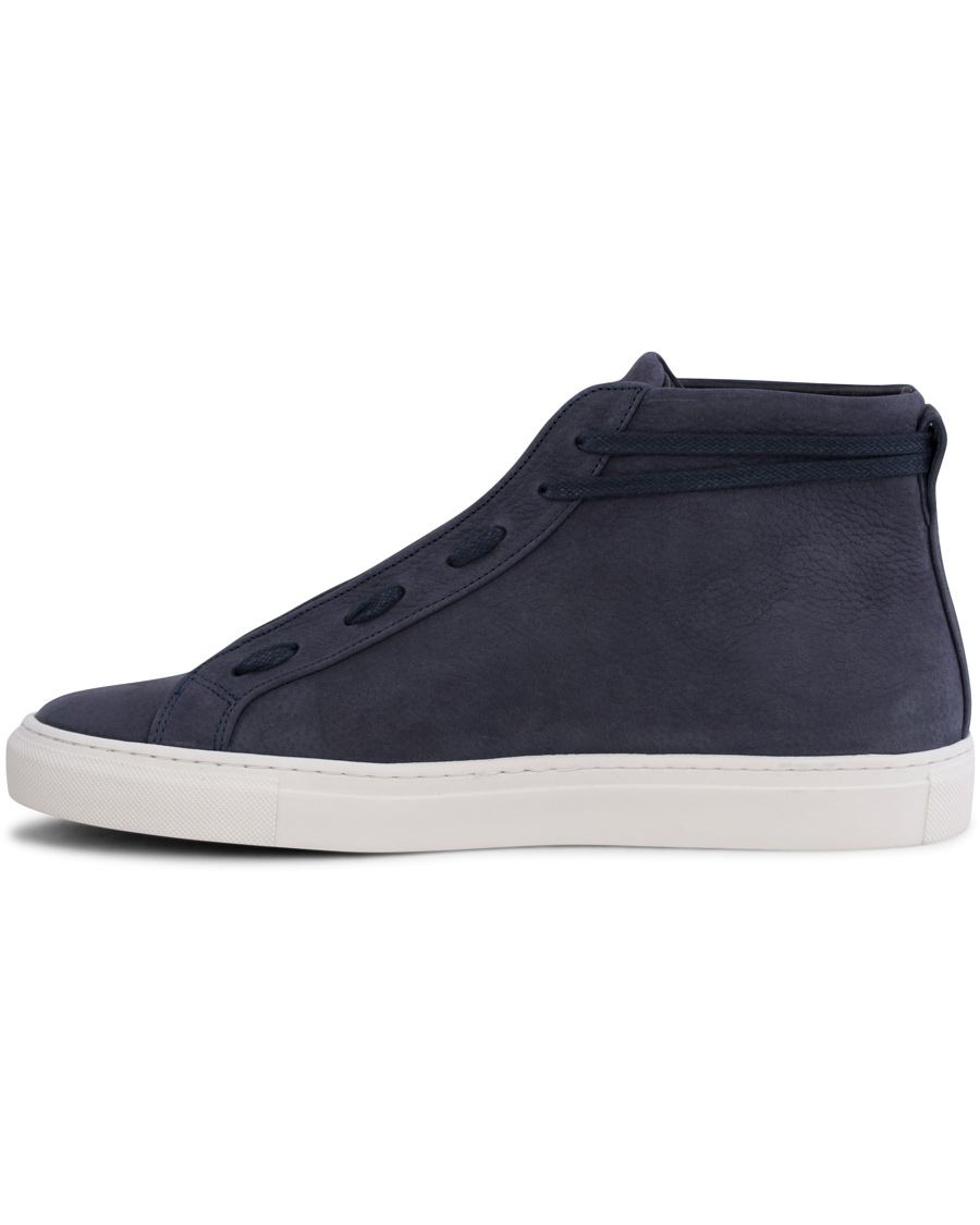Homme | Filippa K Morgan High Top Sneaker Navy | Filippa K | Morgan High Top Sneaker Navy