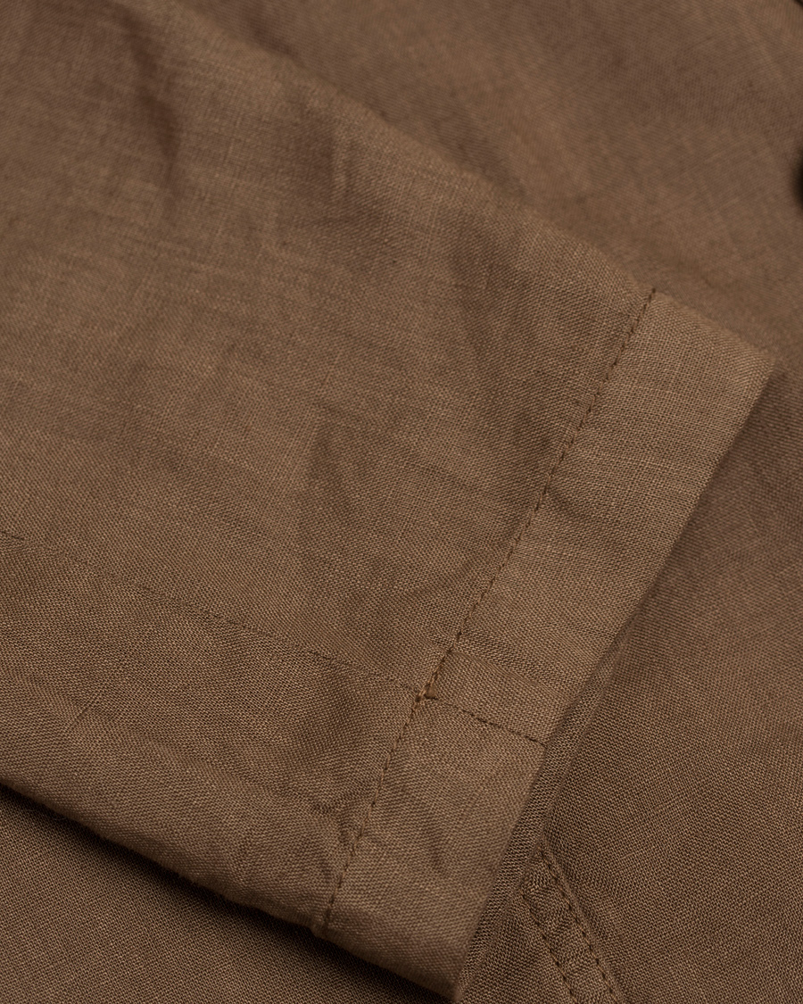 Homme | Blazers | Aspesi | Samuraki Linen Blazer Dark Brown