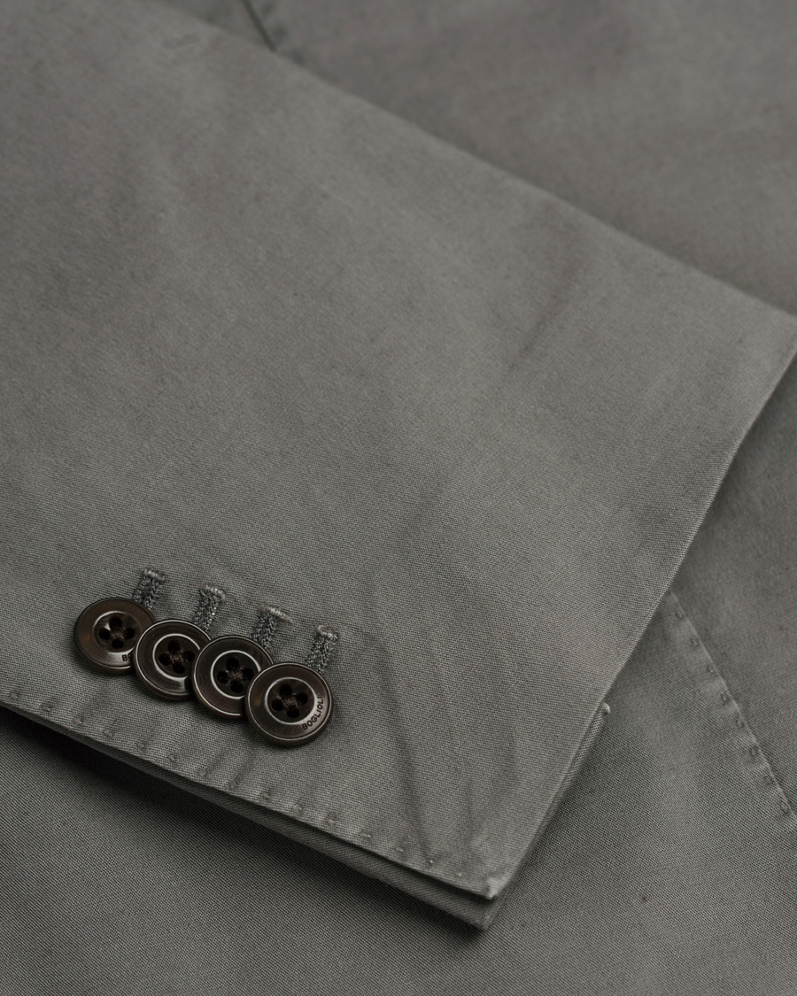 Homme | Costumes | Boglioli | Coat Patch Pocket Cotton/Linen Suit Light Grey