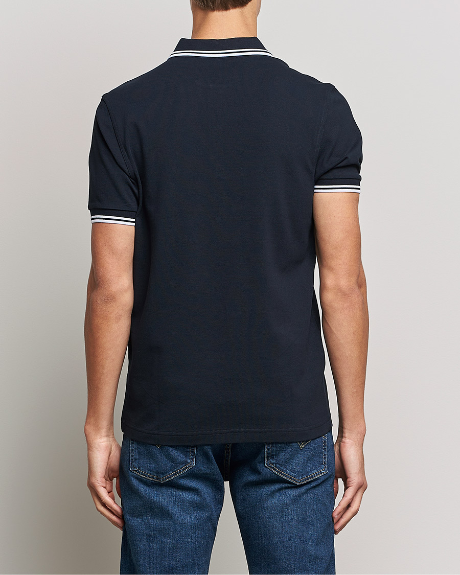 Homme | Polos | Fred Perry | Twin Tipped Polo Shirt Navy/White