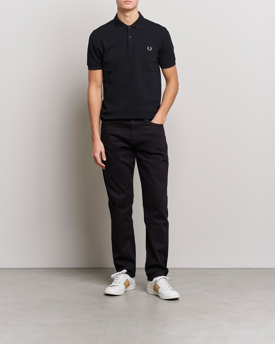 Homme | Polos | Fred Perry | Plain Polo Black