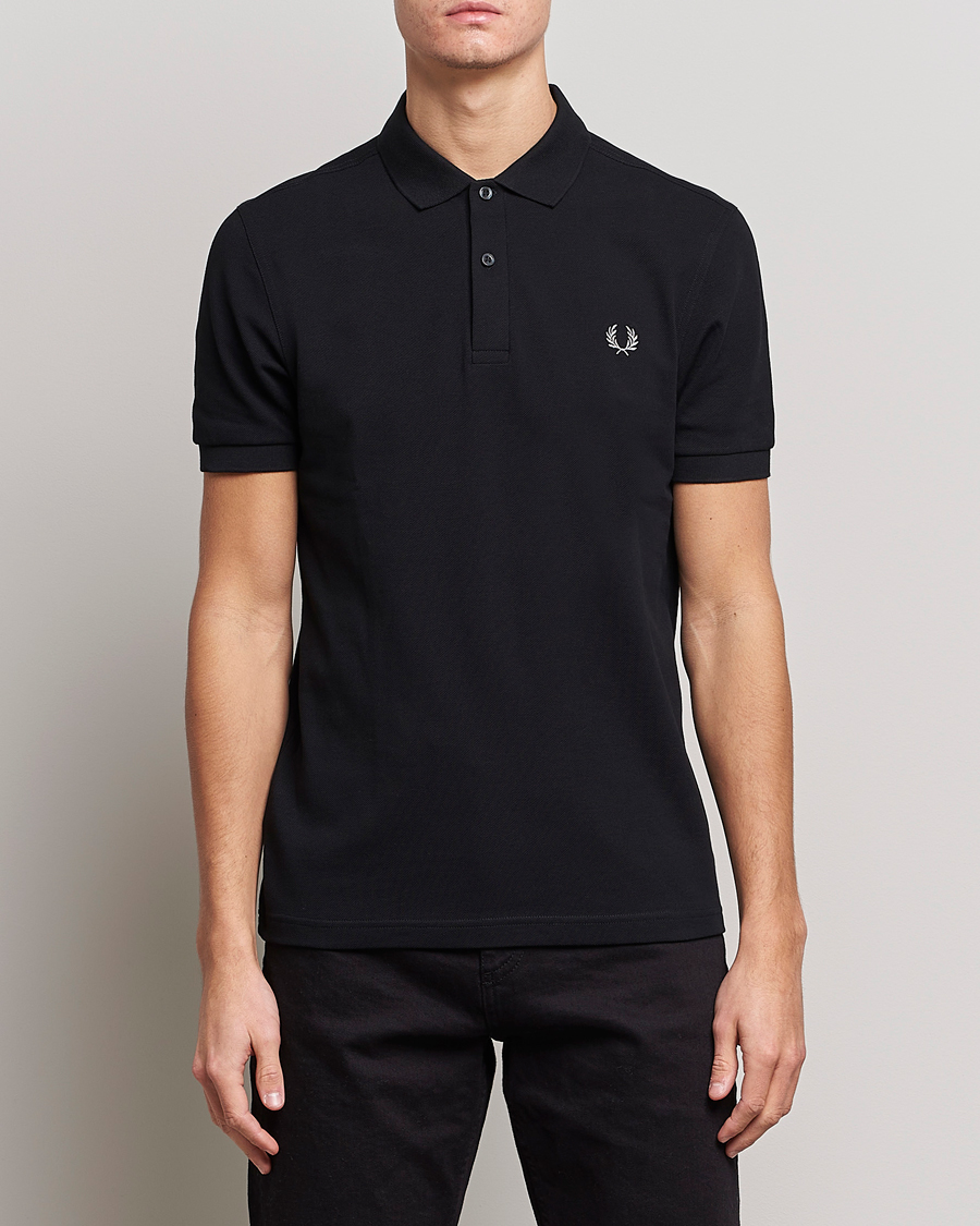 Homme | Polos | Fred Perry | Plain Polo Black