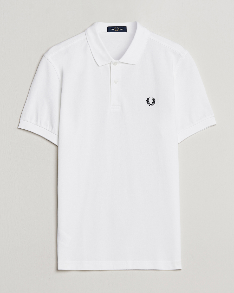 Homme | Polos | Fred Perry | Plain Polo White