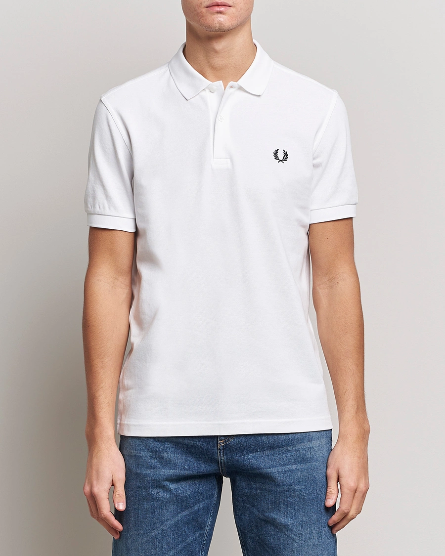 Homme | Sections | Fred Perry | Plain Polo White