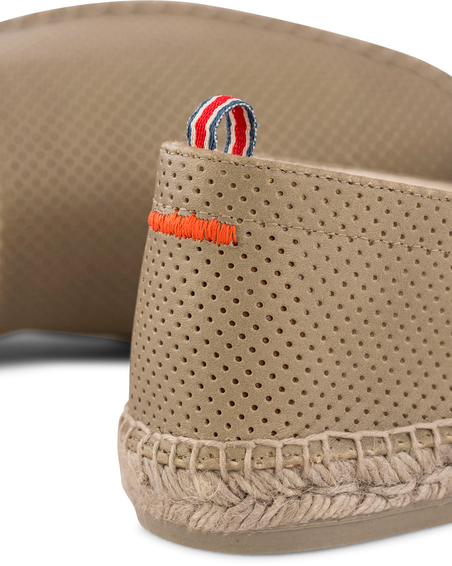 Homme | Castañer Pablo Perforated Nappa Leather Espadrilles Piedra | Castañer | Pablo Perforated Nappa Leather Espadrilles Piedra