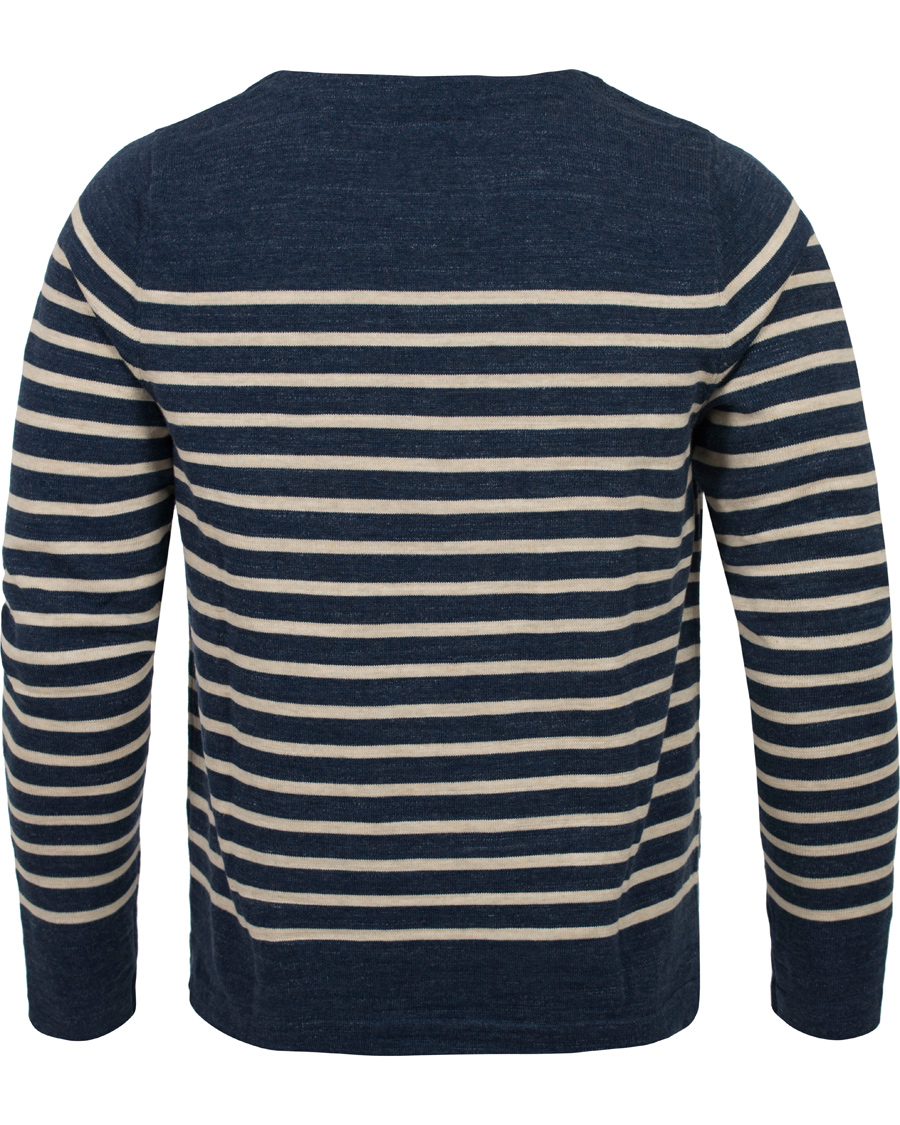 Homme | Pulls Et Tricots | Morris | Nantes Stripe Knit Blue
