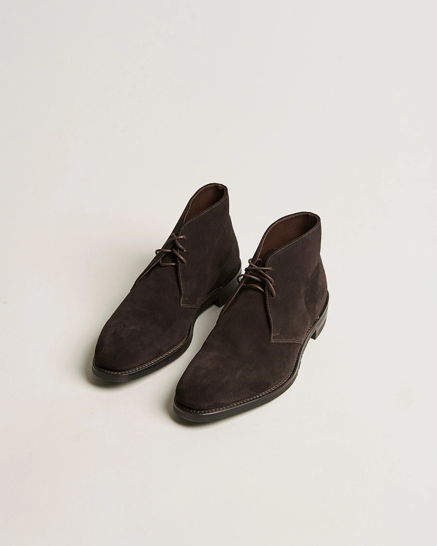 Homme | Sections | Loake 1880 | Pimlico Chukka Boot Dark Brown Suede