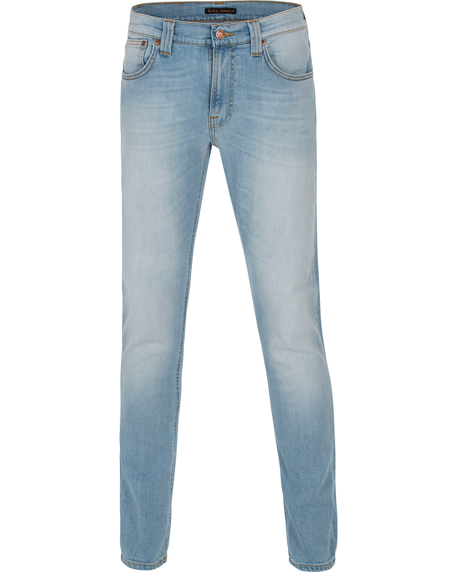 Homme | Jeans | Nudie Jeans | Lean Dean Organic Slim Fit Stretch Jeans Cirrus Sky