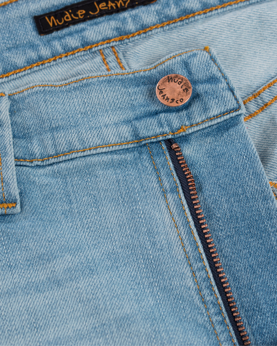 Homme | Jeans | Nudie Jeans | Lean Dean Organic Slim Fit Stretch Jeans Cirrus Sky