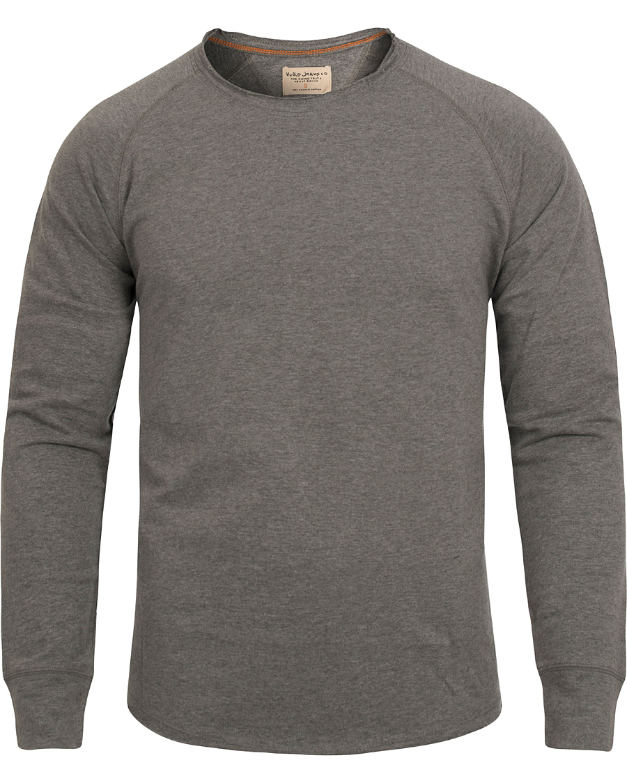 Homme | Pulls Et Tricots | Nudie Jeans | Melvin Light Sweater Grey Melange