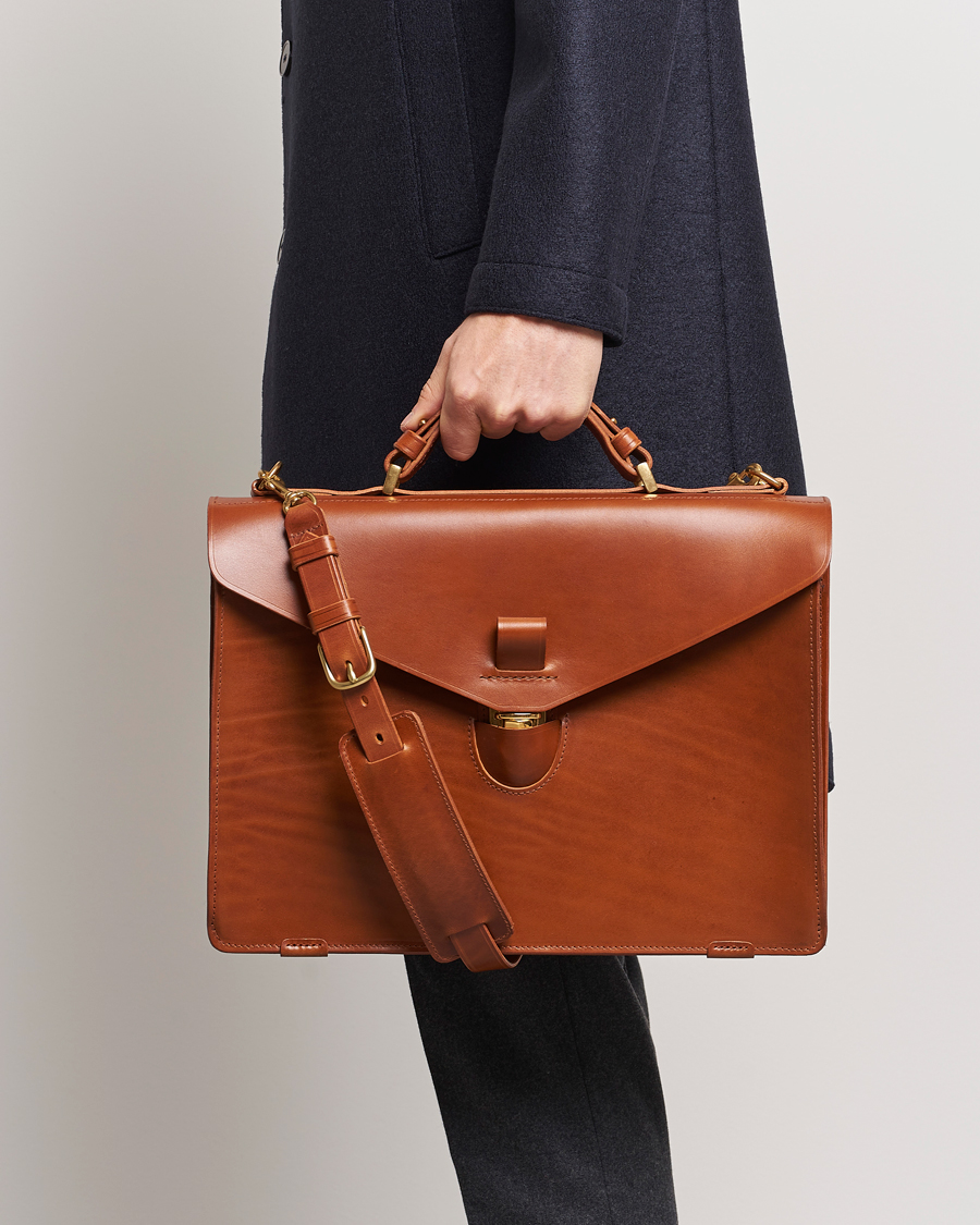 Homme | Sacs | Tärnsjö Garveri | TG1873 Briefcase Cognac