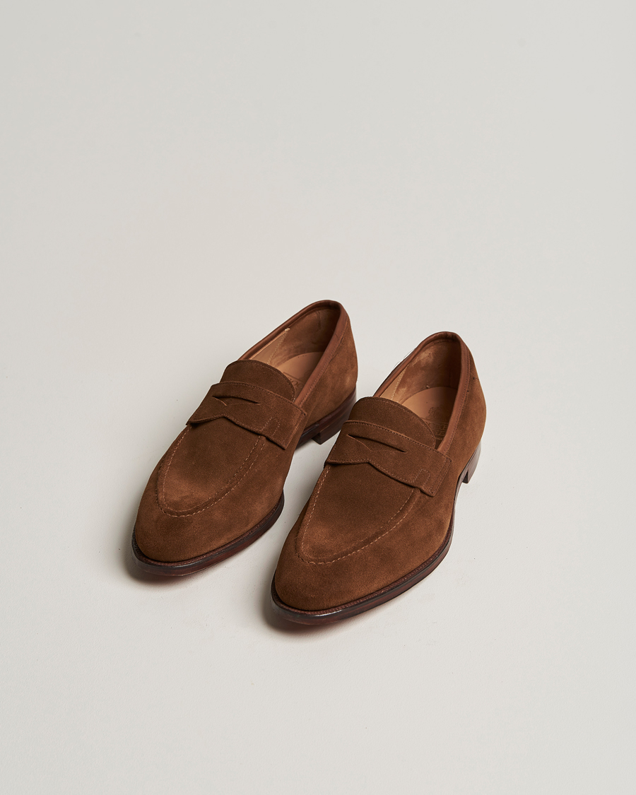 Homme | Loafers | Crockett & Jones | Sydney Loafer Snuff Suede