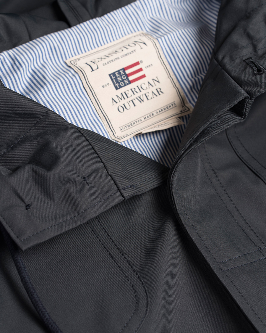 Homme | Manteaux Et Vestes | Lexington | Lance Rain Jacket Deep Marine Blue