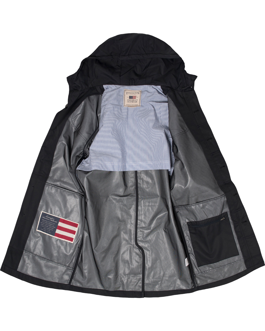 Homme | Manteaux Et Vestes | Lexington | Lance Rain Jacket Deep Marine Blue