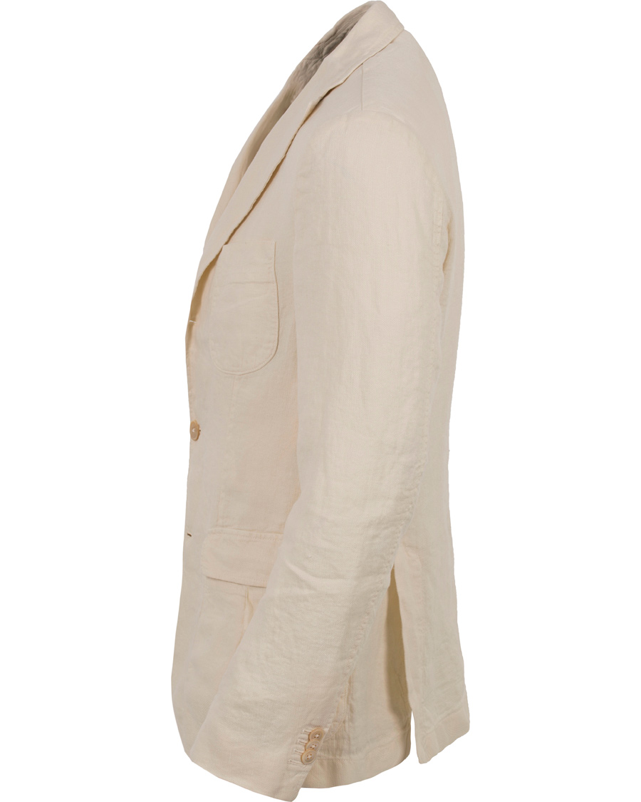 Homme | Blazers | Stenströms | Garment Dyed Linen Blazer Nature