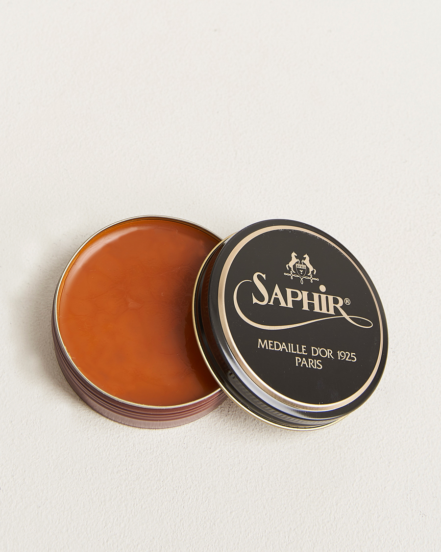 Homme | Entretien Chaussures | Saphir Medaille d'Or | Pate De Lux 50 ml Light Brown