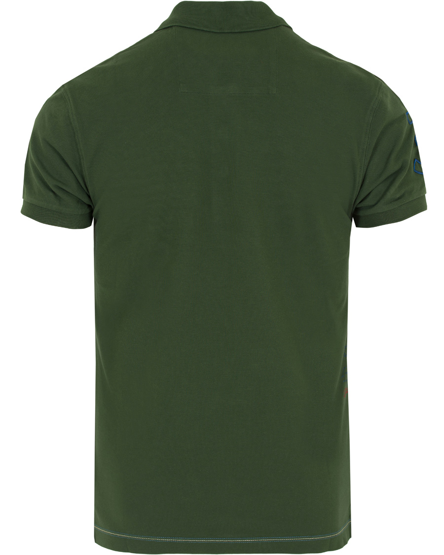 Homme | Polos | La Martina | Logo Polo Piqué Army Green