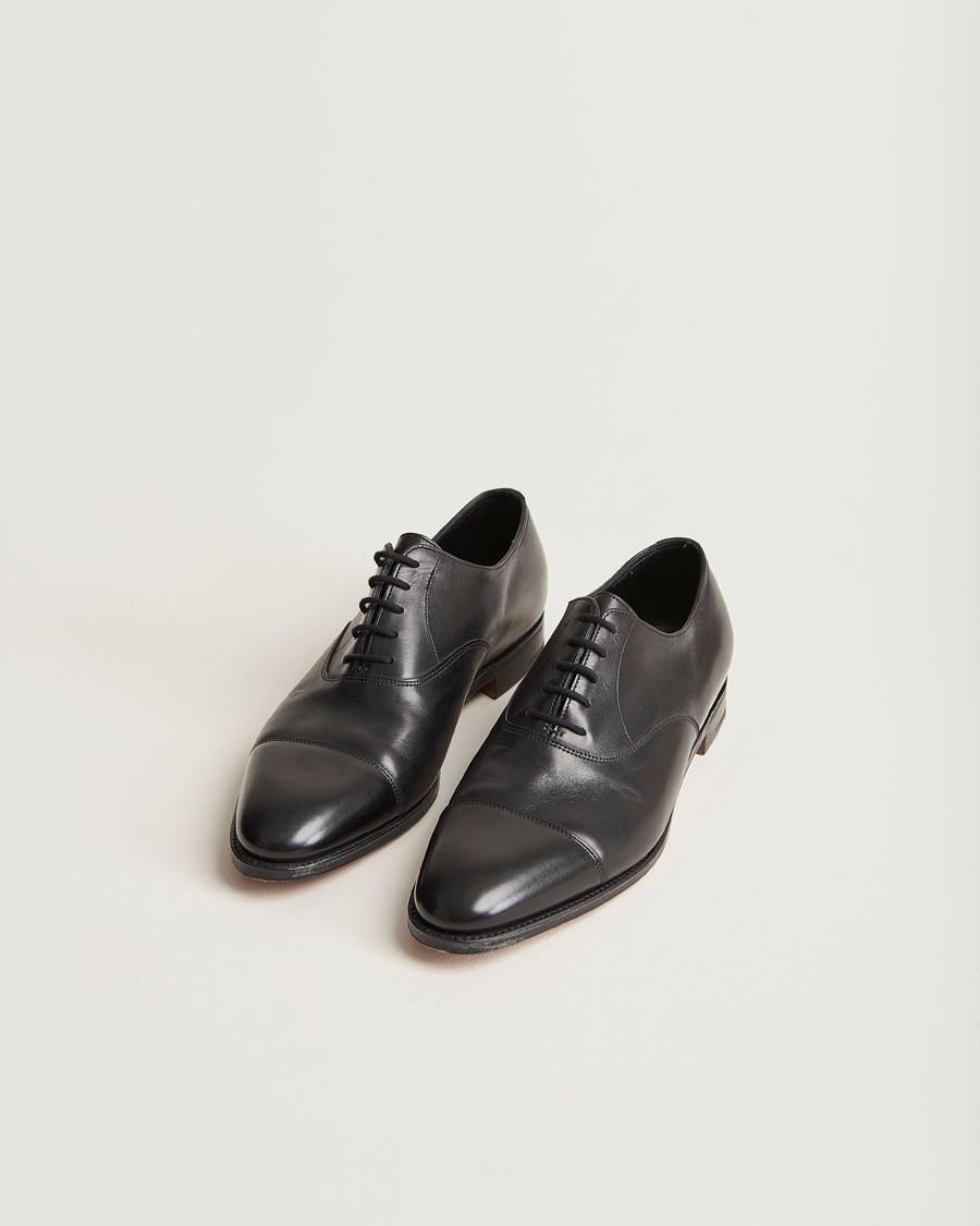 Homme | Chaussures Faites Main | John Lobb | City II Oxford Black Calf