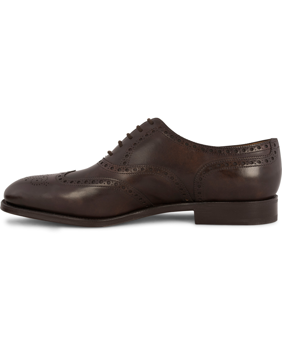 Homme | John Lobb Stowey Brogue Dark Brown Misty Calf | John Lobb | Stowey Brogue Dark Brown Misty Calf