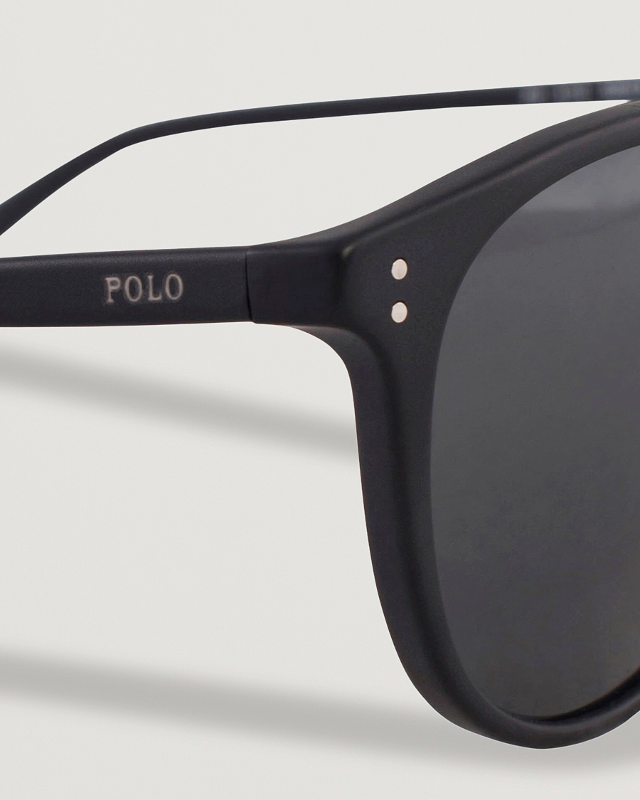 Homme | Lunettes De Soleil | Polo Ralph Lauren | 0PH4110 Round Sunglasses Matte Black