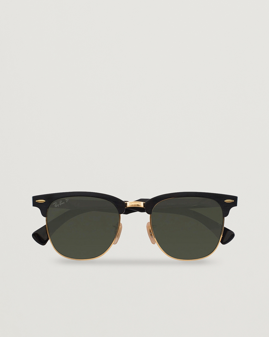 Homme | Lunettes De Soleil | Ray-Ban | 0RB3507 Clubmaster Sunglasses Black Arista/Polar Green