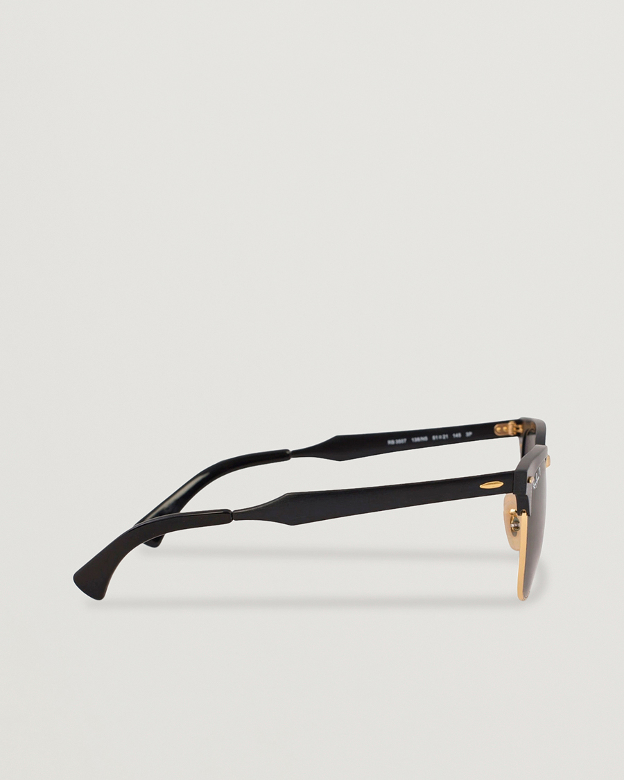 Homme | Lunettes De Soleil | Ray-Ban | 0RB3507 Clubmaster Sunglasses Black Arista/Polar Green