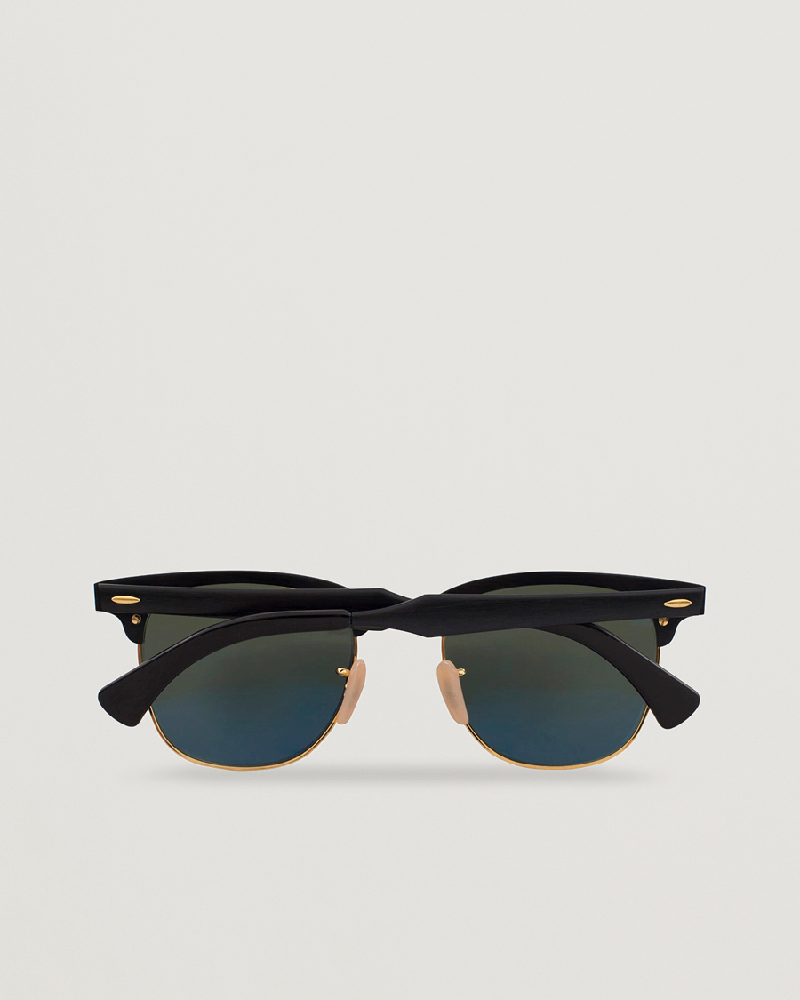 Homme | Lunettes De Soleil | Ray-Ban | 0RB3507 Clubmaster Sunglasses Black Arista/Polar Green