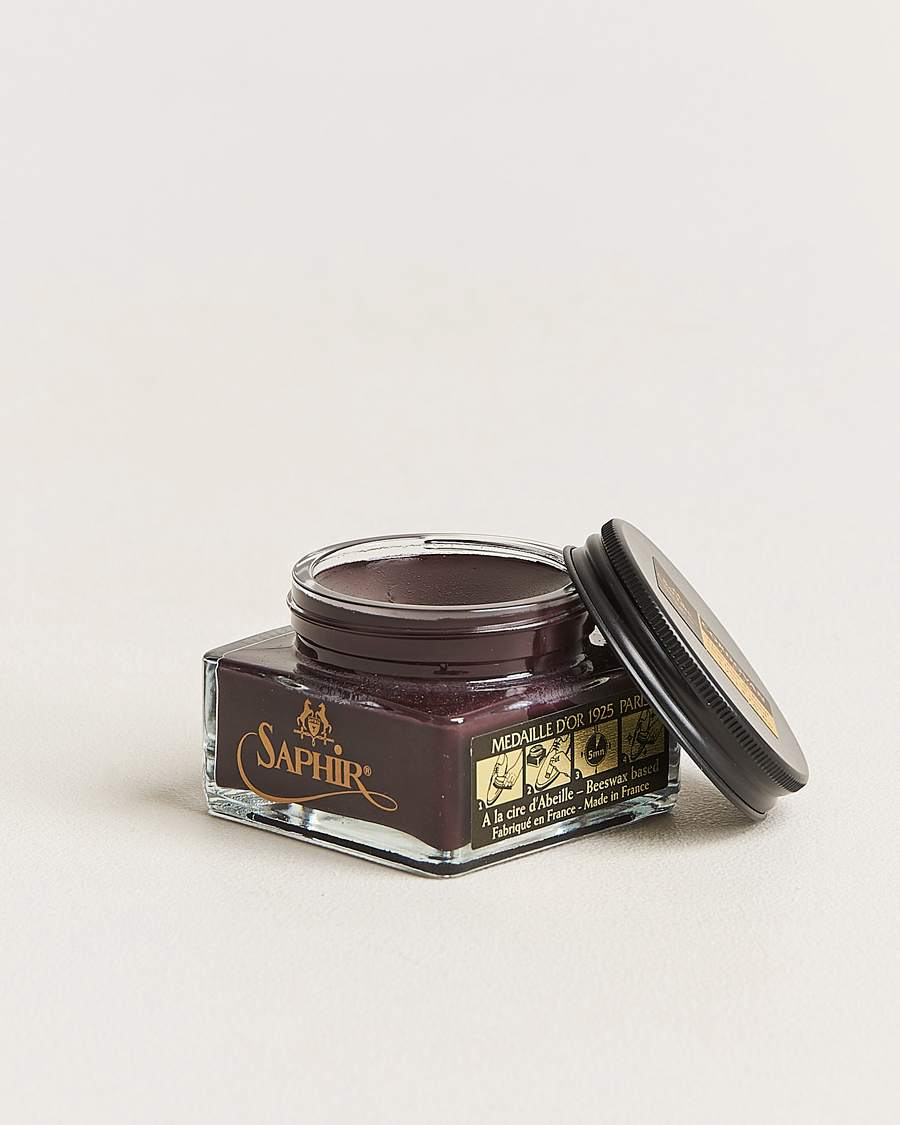 Homme | Entretien Chaussures | Saphir Medaille d'Or | Cordovan Creme 75 ml Burgundy