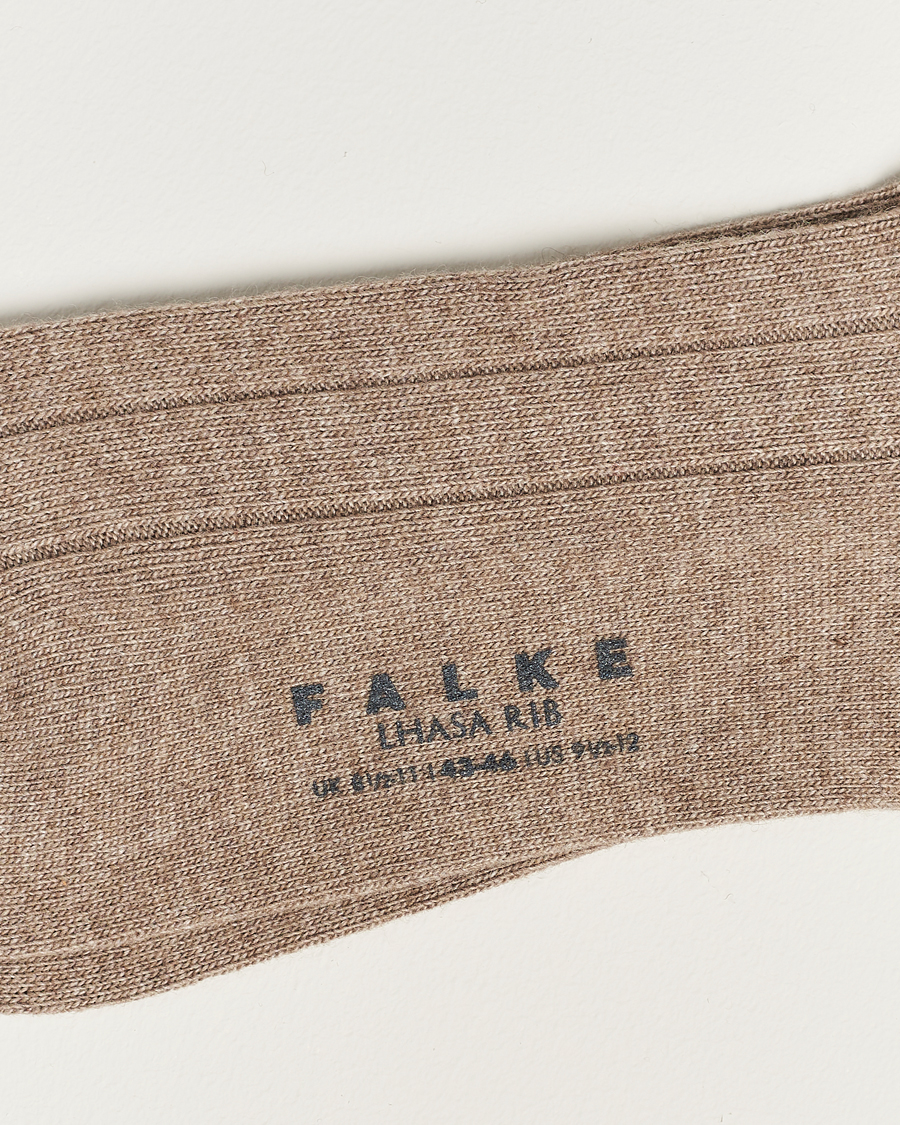 Homme | Chaussettes | Falke | Lhasa Cashmere Sock Nuthmeg Mel