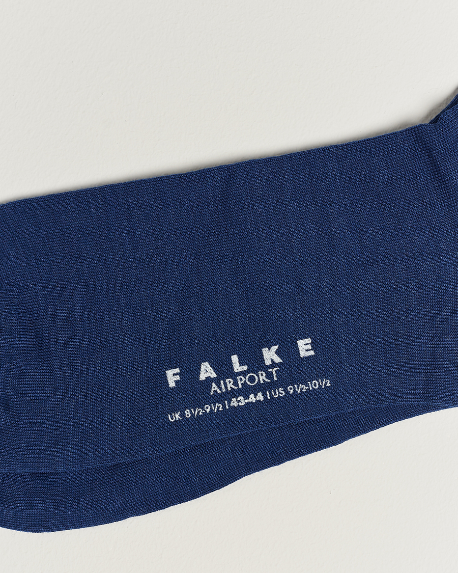 Homme | Chaussettes Quotidiennes | Falke | Airport Socks Indigo Blue