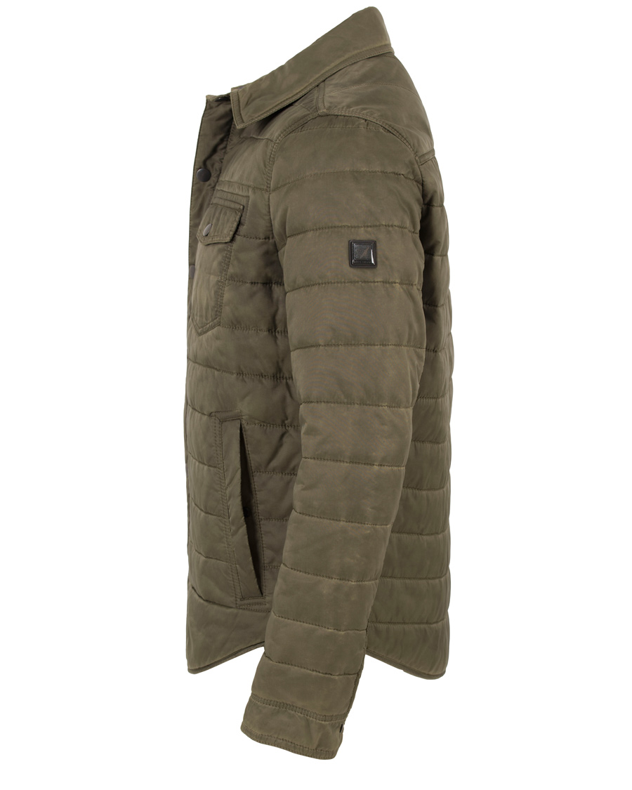 Homme | Manteaux Et Vestes | BOSS ORANGE | BOSS Casual Owilder Shirt Jacket Olive Green