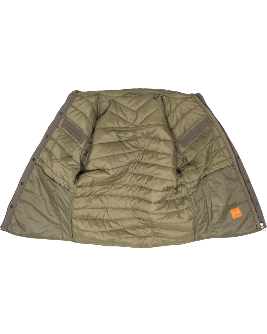 Homme | Manteaux Et Vestes | BOSS ORANGE | BOSS Casual Owilder Shirt Jacket Olive Green