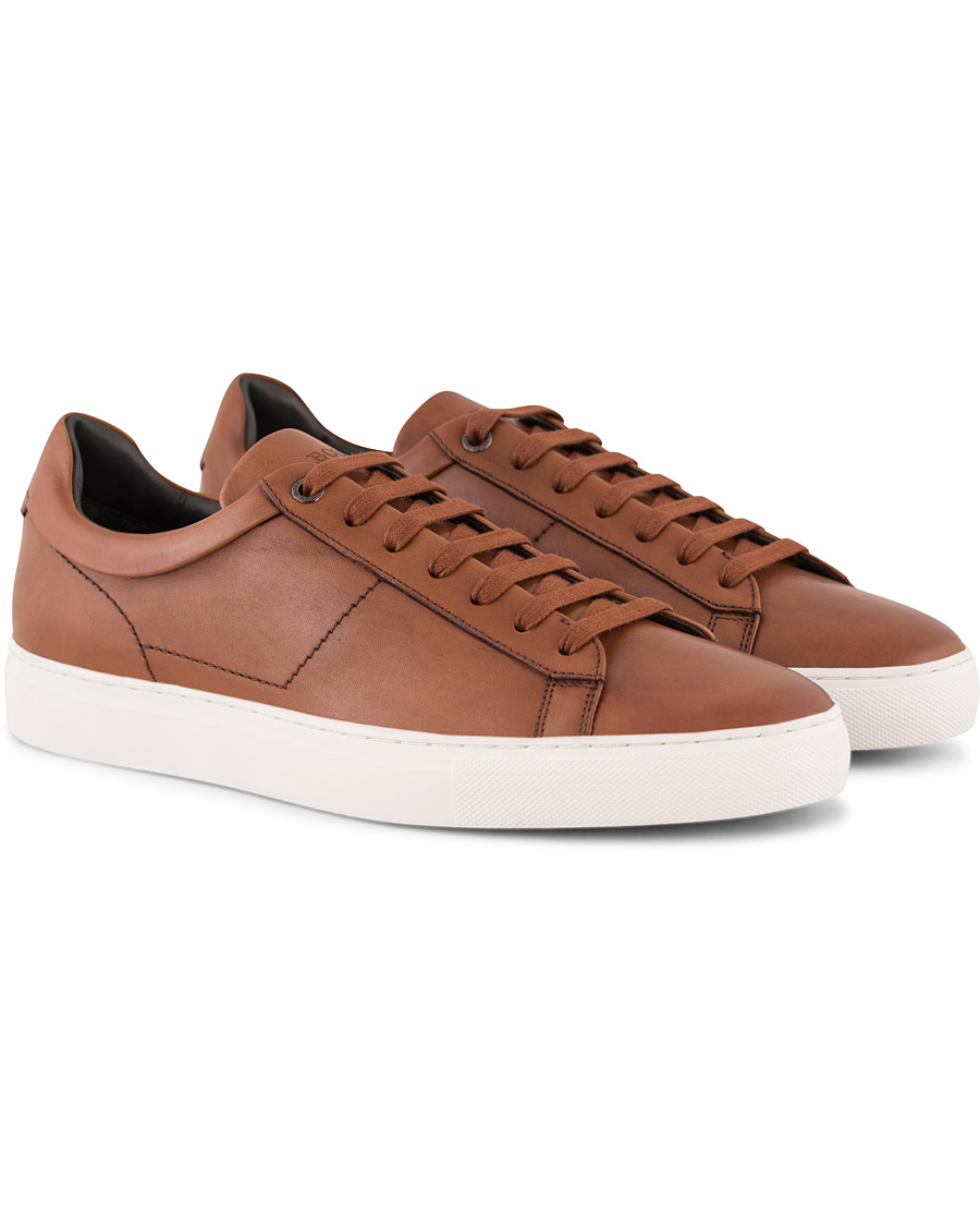 Homme | BOSS Timaker Leather Sneaker Cognac | BOSS BLACK | BOSS Timaker Leather Sneaker Cognac