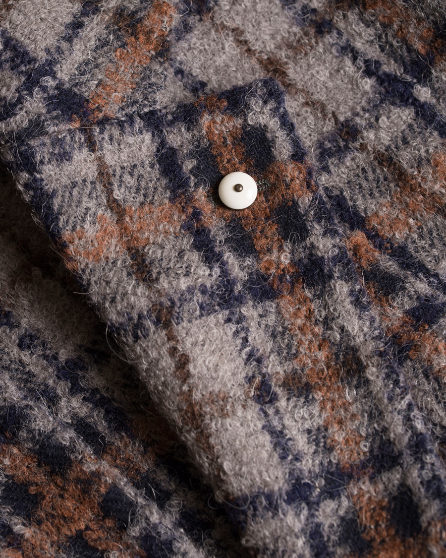 Homme | Blazers | L.B.M. 1911 | Jack Regular Wool Bouclé Check Blazer Grey