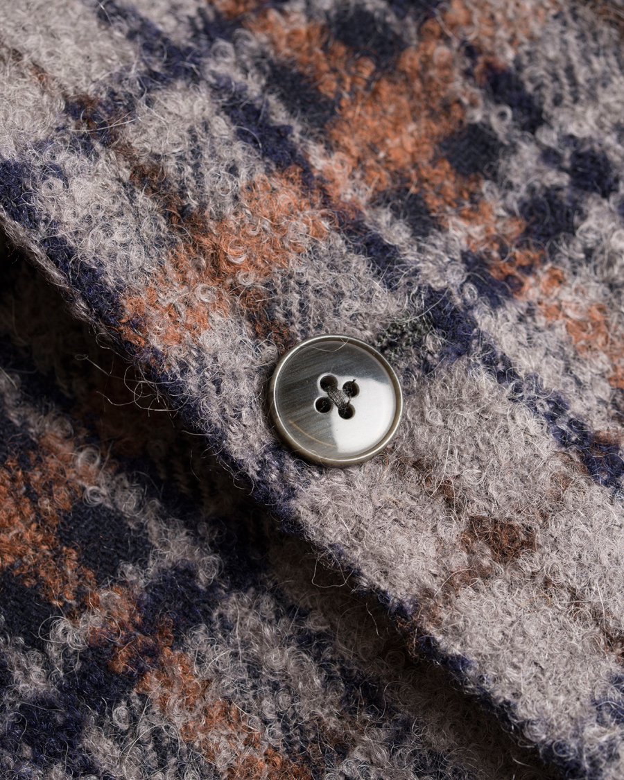 Homme | Blazers | L.B.M. 1911 | Jack Regular Wool Bouclé Check Blazer Grey