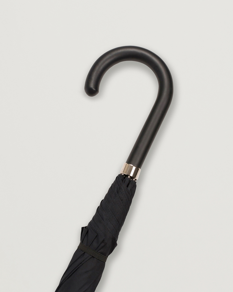 Homme | Parapluies | Fox Umbrellas | Hardwood Automatic Umbrella Black