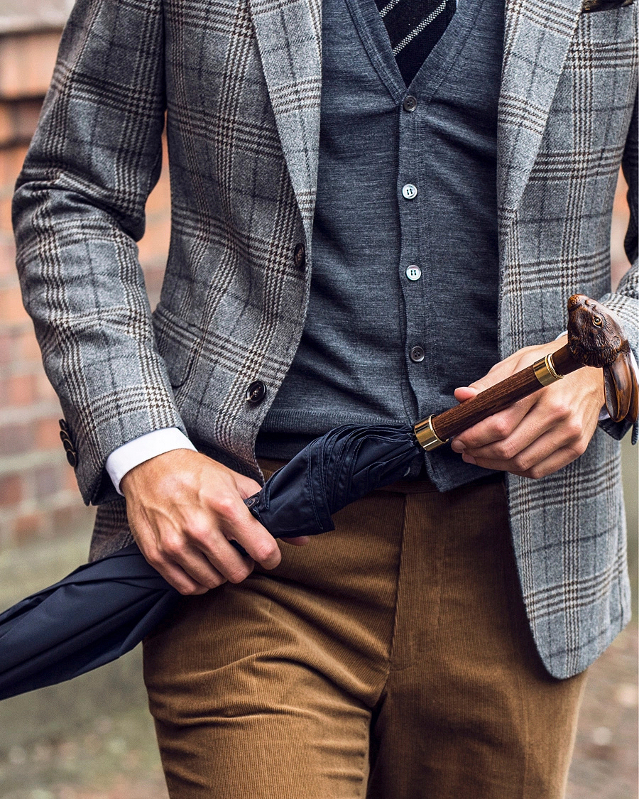 Homme | Parapluies | Fox Umbrellas | Brown Rabbit Umbrella Navy