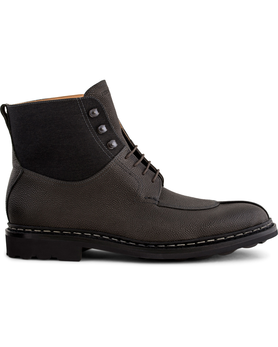 Homme | Heschung Ginkgo Beluga Boot Grained Black Calf | Heschung | Ginkgo Beluga Boot Grained Black Calf