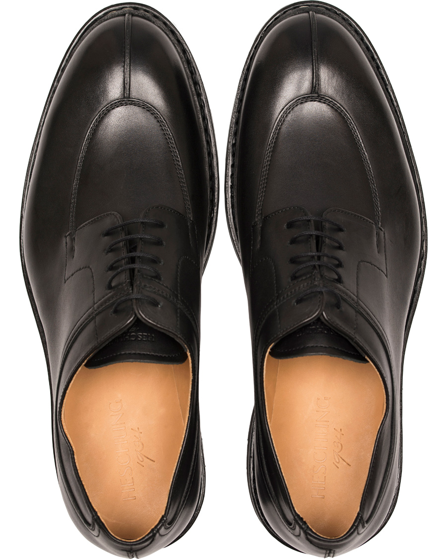 Homme | Heschung Catalpa Split Toe Derby Black Calf | Heschung | Catalpa Split Toe Derby Black Calf