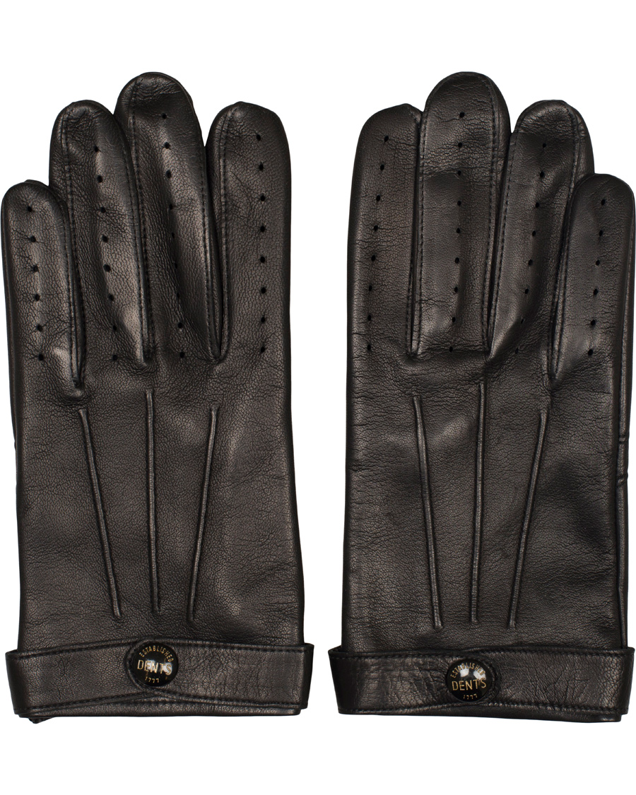 Homme | Dents The Heritage Collection Fleming 007 Driving Glove Black | Dents | The Heritage Collection Fleming 007 Driving Glove Black
