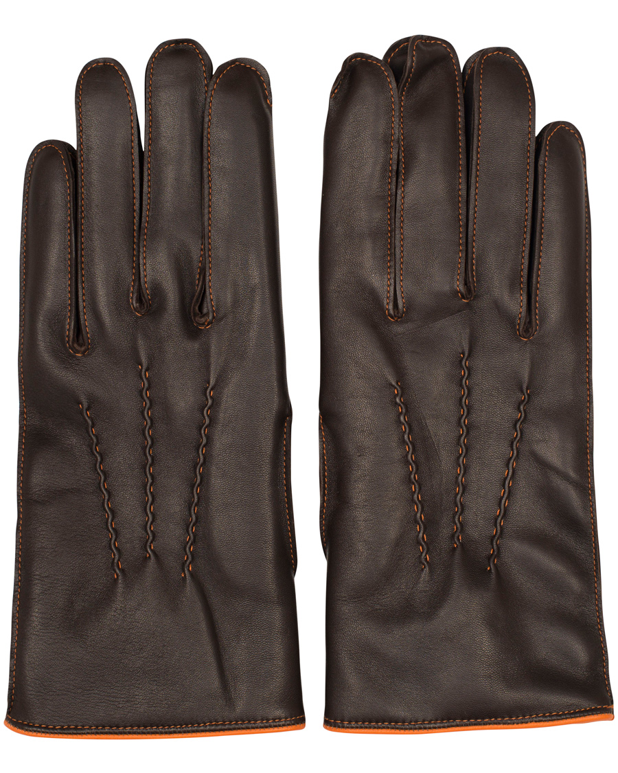 Homme | Dents The Heritage Collection Alnwick Hairsheep Glove Brown/Tangerine | Dents | The Heritage Collection Alnwick Hairsheep Glove Brown/Tangerine