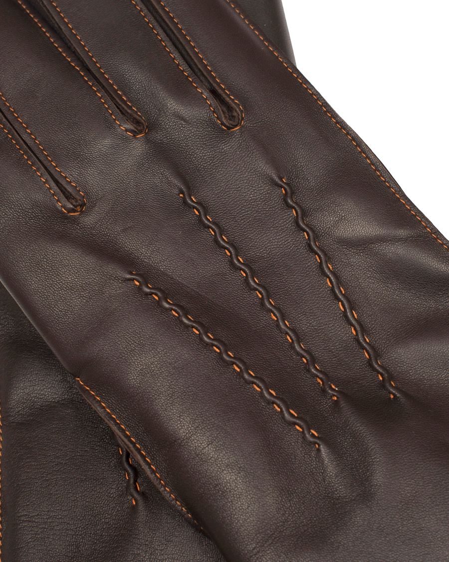 Homme | Dents The Heritage Collection Alnwick Hairsheep Glove Brown/Tangerine | Dents | The Heritage Collection Alnwick Hairsheep Glove Brown/Tangerine