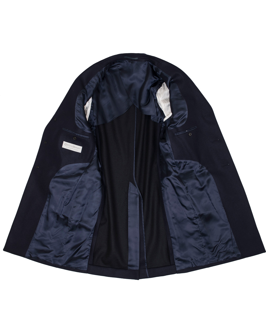 Homme | Manteaux Et Vestes | Gieves & Hawkes | Lesser Wool Coat Navy