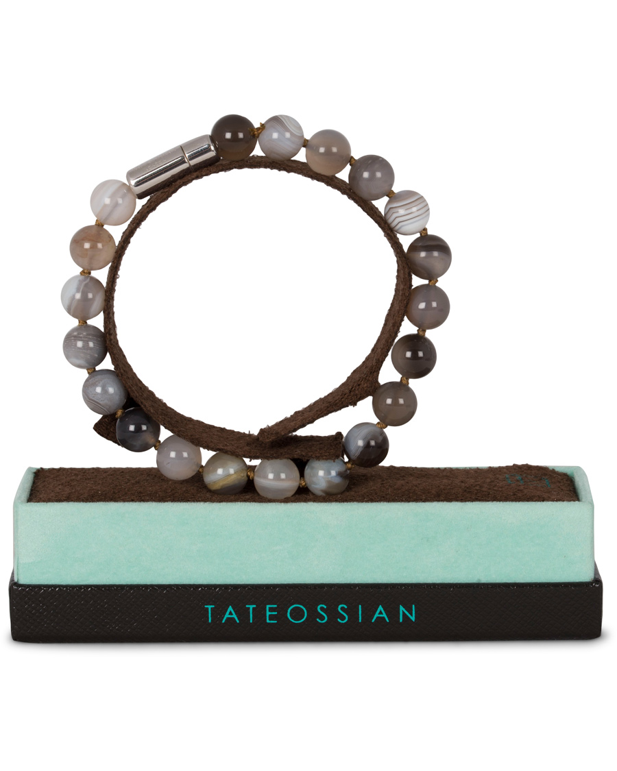 Homme | Tateossian Pearl Bracelet Brown | Tateossian | Pearl Bracelet Brown