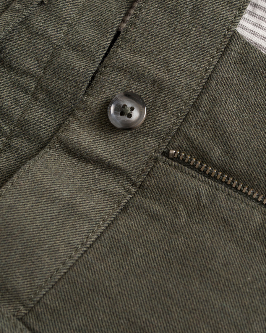 Homme | Pantalons | J.Lindeberg | Chaze Flannel Twill Chino Maori Green