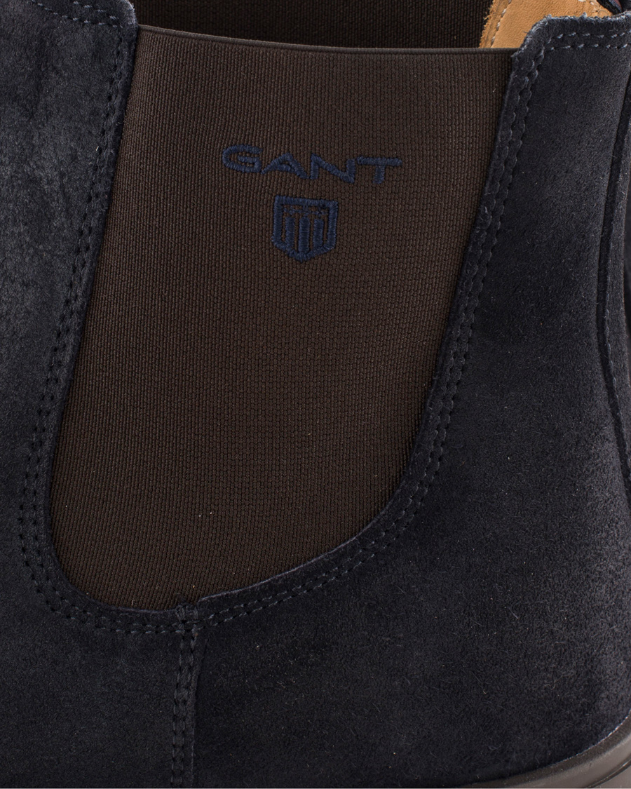Homme | GANT Oscar Chelsea Boot Navy Suede | GANT | Oscar Chelsea Boot Navy Suede
